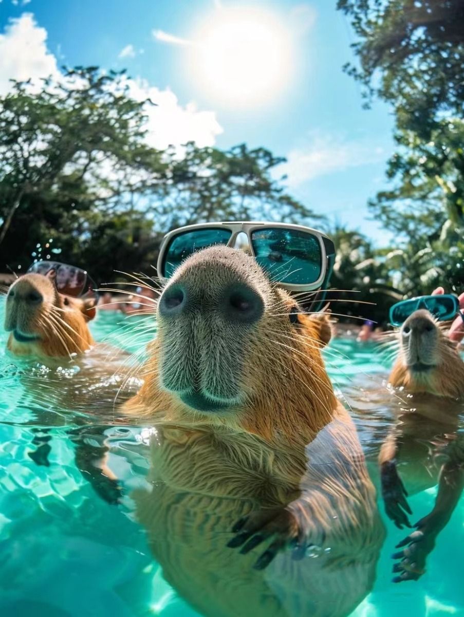 hình nền con capybara 0035