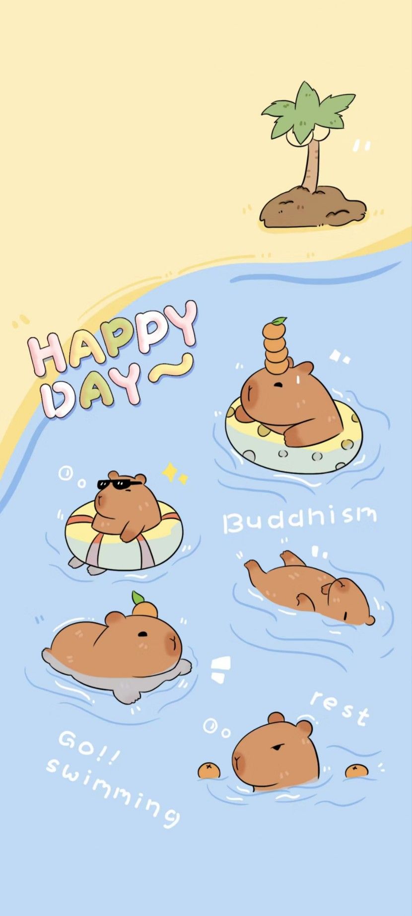 hình nền con capybara 0095